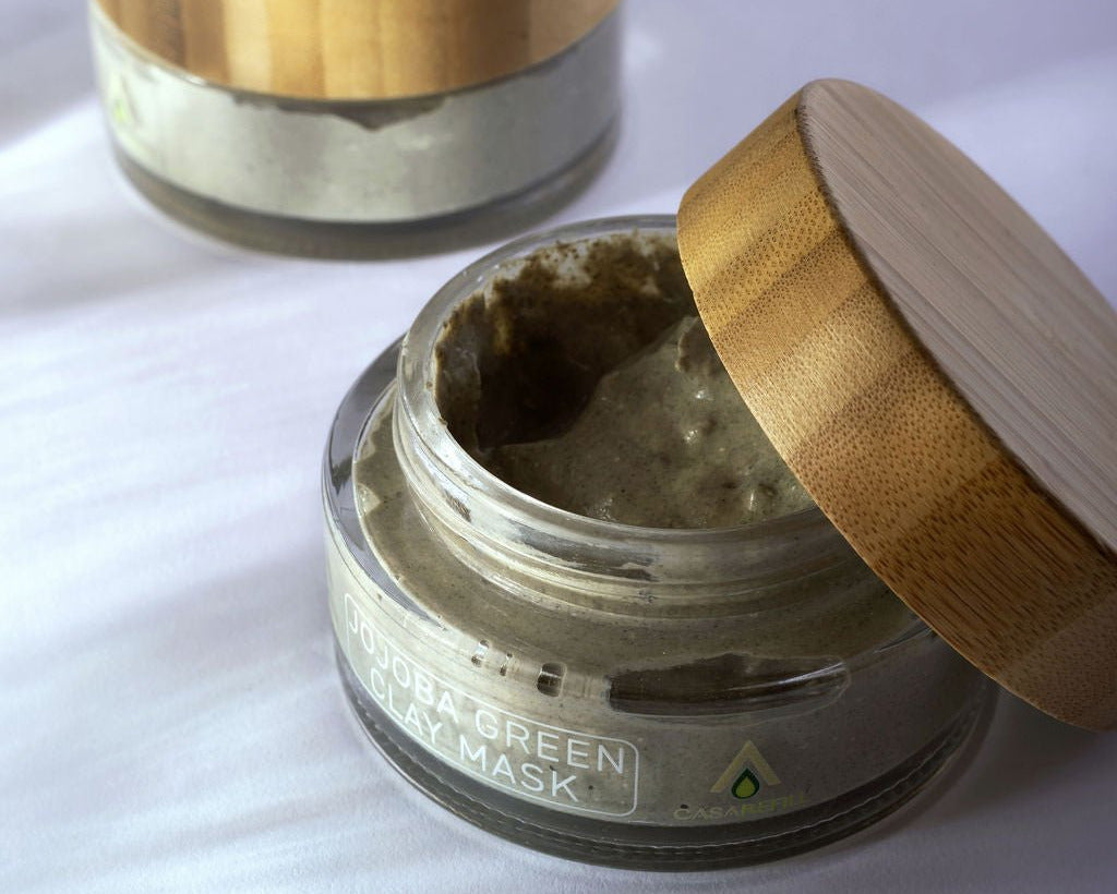 Grüne Jojoba - Tonerde - Maske - Casa Refill GmbH