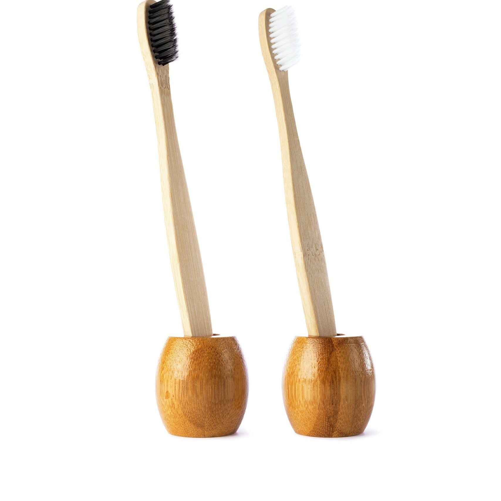 Zahnbürsten Set mit Halter Bambus - Casa Refill GmbH