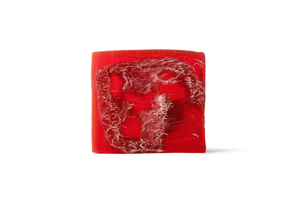 Luffa-Duschseife Rote Beeren