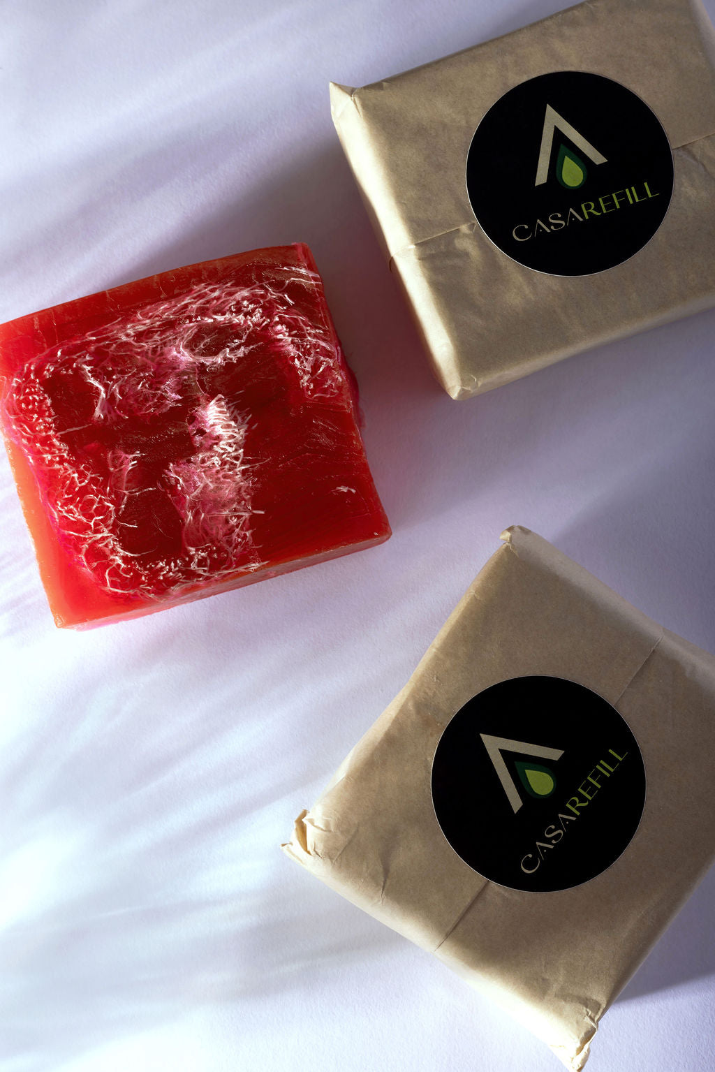 Luffa-Duschseife Rote Beeren