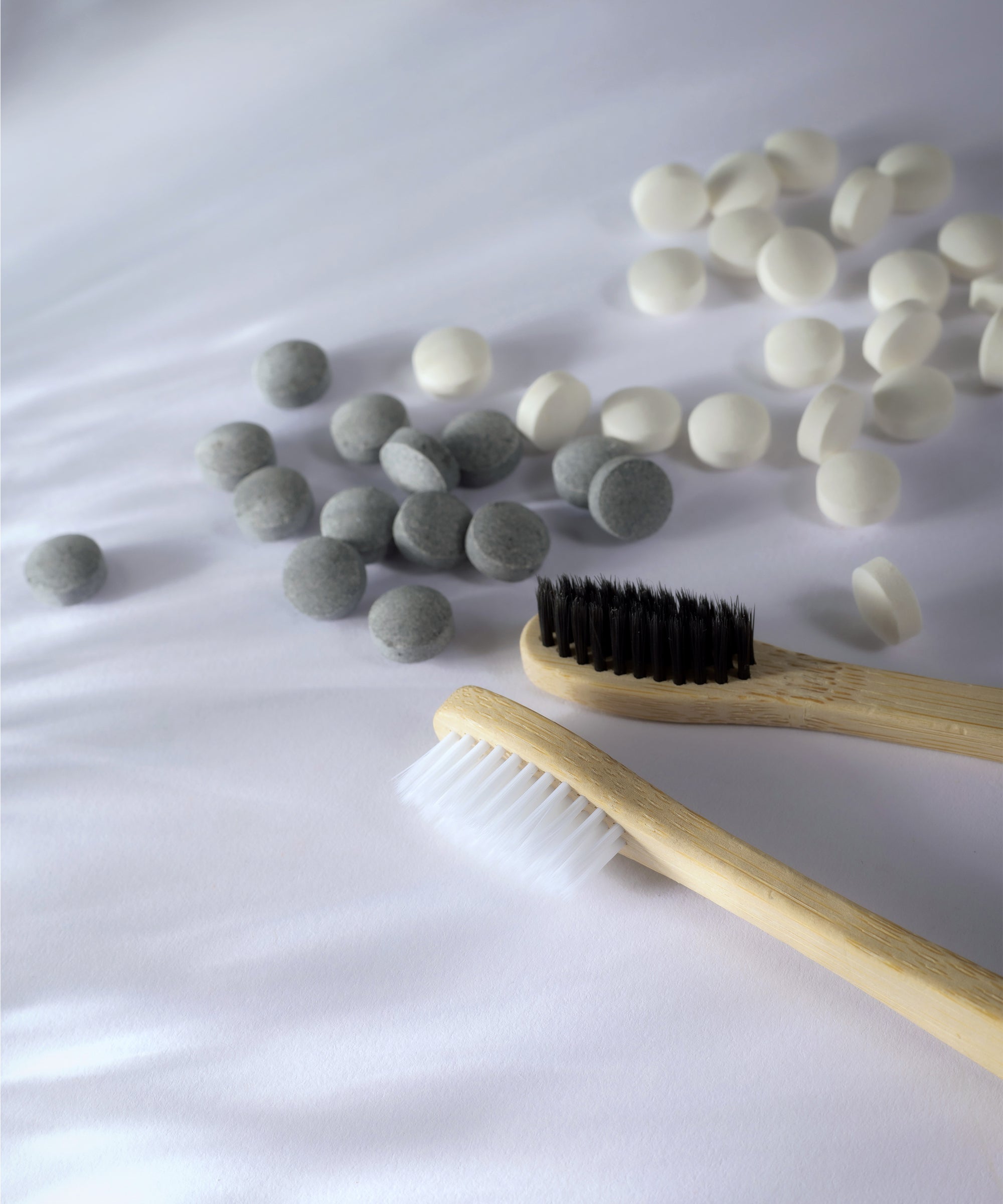 Toothbrush Set with Holder Bamboo